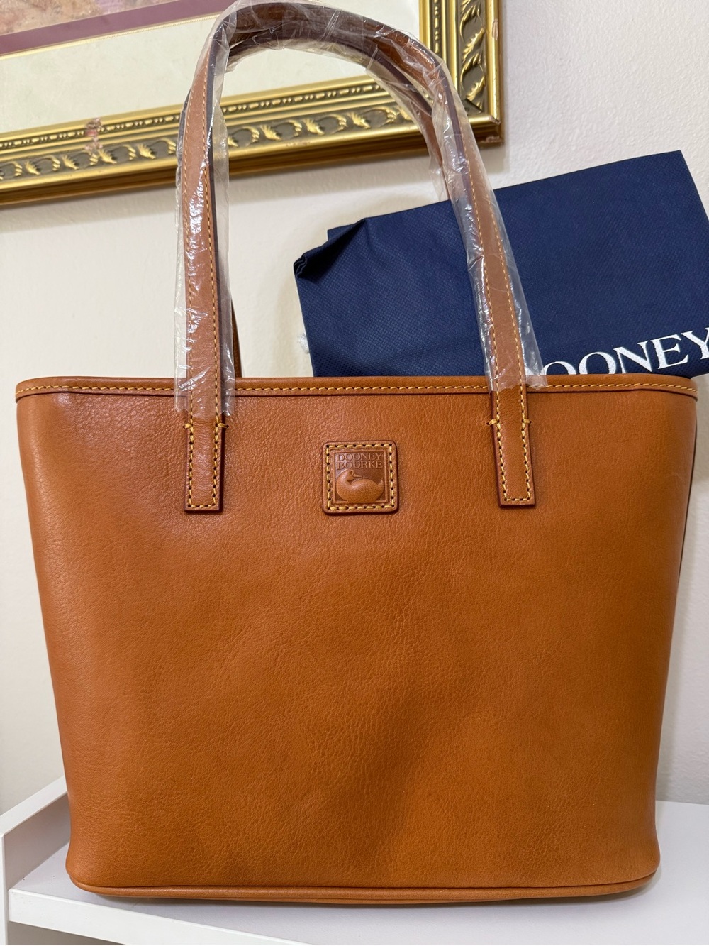 Dooney & Bourke Florentine Charleston Shopper In Natural